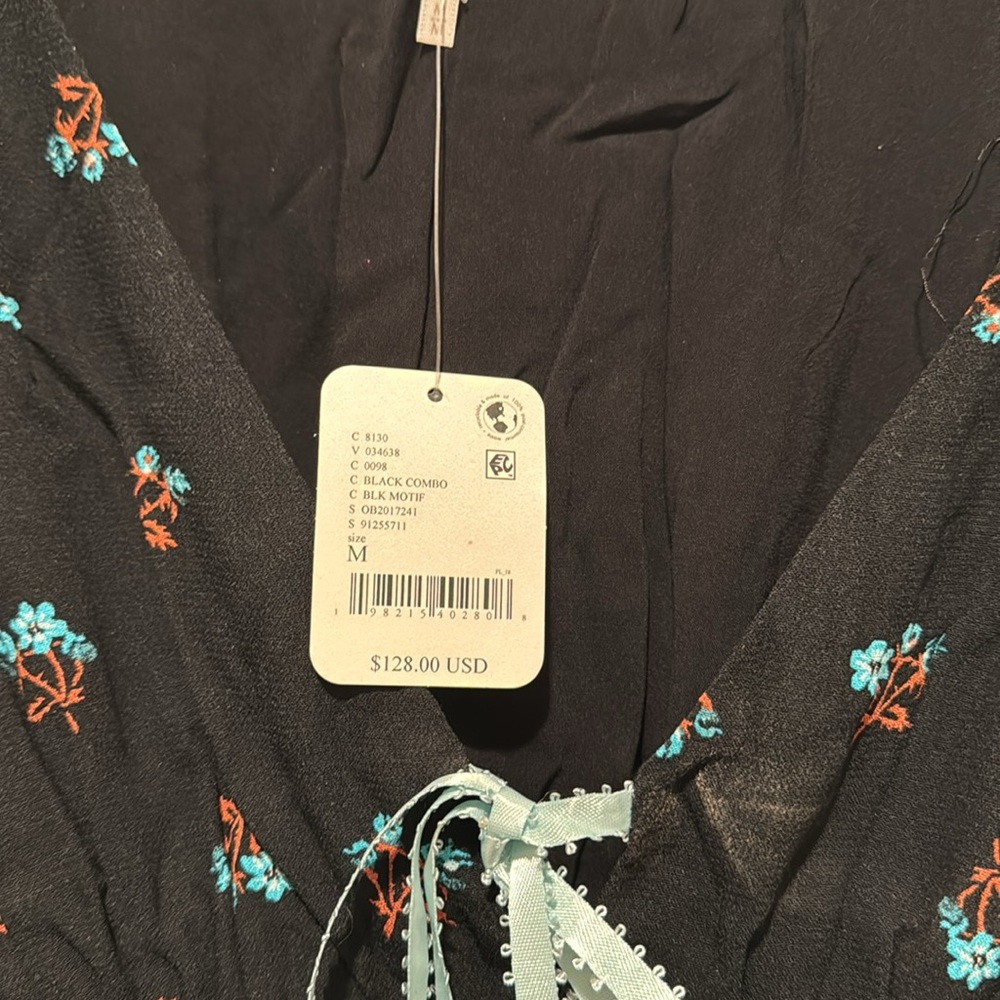 NWT FREE PEOPLE Everyone's Favorite Mini / Black Combo- Medium - Picture 9 of 10